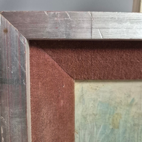 63 - CORNELIA DIBBLE. WOMAN WADING IN SEA. watercolour on board, signed and dated '66 to lower right, Pro... 