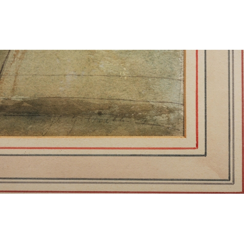 65 - DENYS WELLS (1881-1973) WATERCOLOUR 