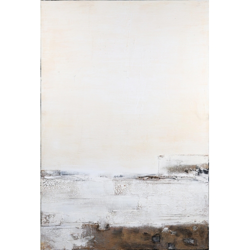 71 - 21ST CENTURY SCHOOL. ABSTRACT. mixed media on canvas, 150cm x 100cm, framed.