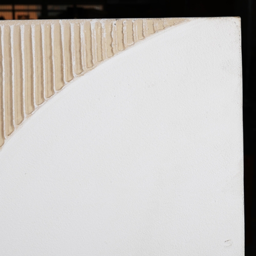 72 - 21ST CENTURY SCHOOL. ART DECO ABSTRACT. mixed media on canvas, 100cm x 80cm.