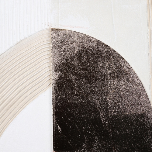 72 - 21ST CENTURY SCHOOL. ART DECO ABSTRACT. mixed media on canvas, 100cm x 80cm.