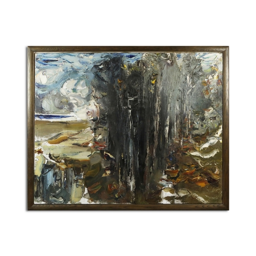 8 - JACQUES HERBERT KUPFERMANN (AMERICAN 1926–1987). ABSTRACT. 1967, oil on canvas, 133cm x 164cm, frame... 