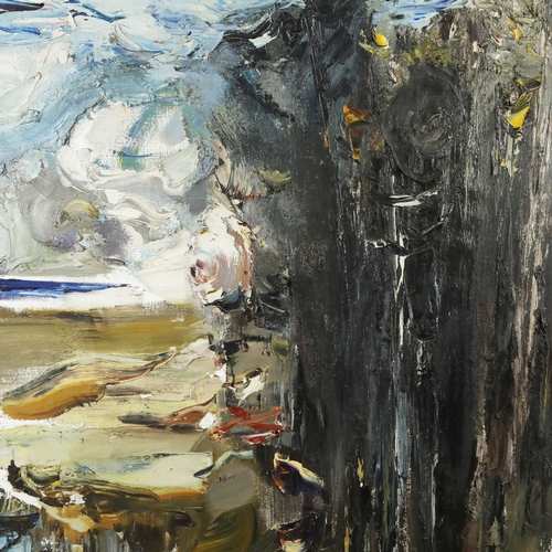 8 - JACQUES HERBERT KUPFERMANN (AMERICAN 1926–1987). ABSTRACT. 1967, oil on canvas, 133cm x 164cm, frame... 