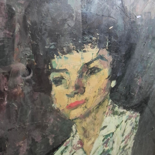 80 - IN THE MANNER OF AUGUSTUS EDWIN JOHN 1878–1961. PORTRAIT OF A YOUNG WOMAN. Oil on Canvas, 75cms x 60... 