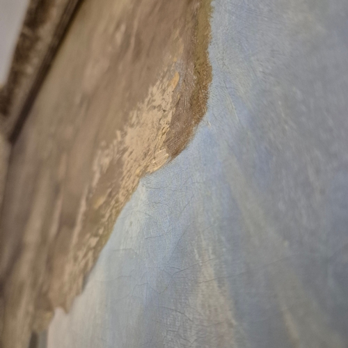 85 - THOMAS FRANCIS WAINEWRIGHT (1794-1883). FIGURES ON THE FORESHORE. oil on canvas, in gilt frame. Bear... 