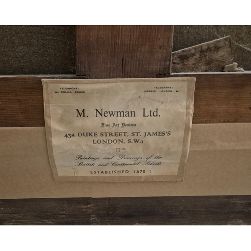 85 - THOMAS FRANCIS WAINEWRIGHT (1794-1883). FIGURES ON THE FORESHORE. oil on canvas, in gilt frame. Bear... 