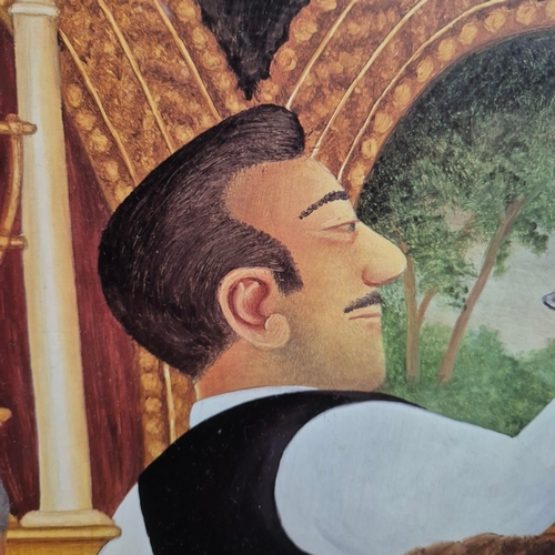 93 - BERYL COOK (1926-2008). DINING IN PARIS. print on paper, limited edition 93/650, signed bottom right... 