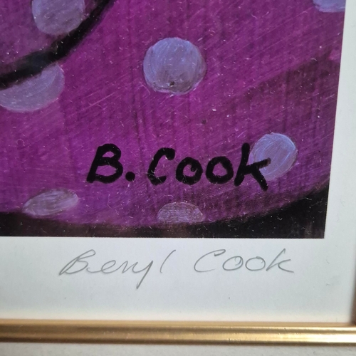 93 - BERYL COOK (1926-2008). DINING IN PARIS. print on paper, limited edition 93/650, signed bottom right... 