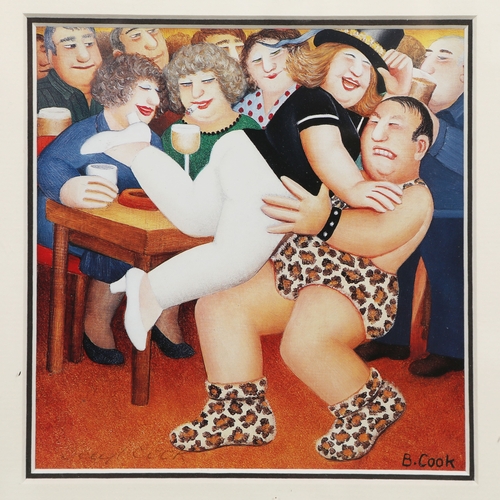 94 - BERYL COOK (1926-2008). A COLLECTION OF PRINTS ON PAPER (6). all signed, mounted, glazed and framed,... 