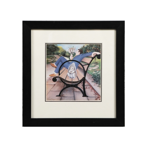 94 - BERYL COOK (1926-2008). A COLLECTION OF PRINTS ON PAPER (6). all signed, mounted, glazed and framed,... 