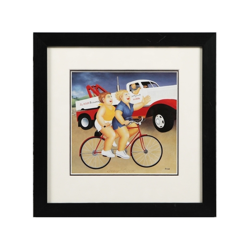 94 - BERYL COOK (1926-2008). A COLLECTION OF PRINTS ON PAPER (6). all signed, mounted, glazed and framed,... 