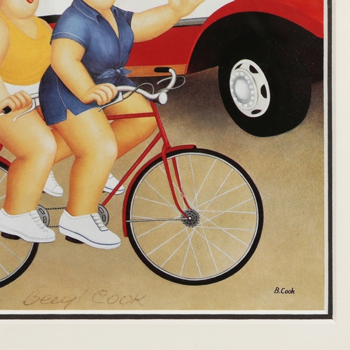 94 - BERYL COOK (1926-2008). A COLLECTION OF PRINTS ON PAPER (6). all signed, mounted, glazed and framed,... 