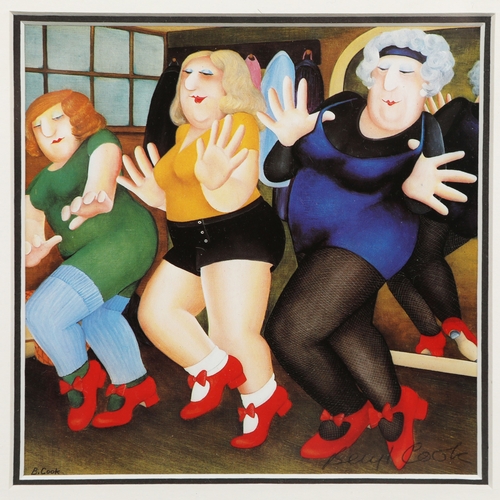 94 - BERYL COOK (1926-2008). A COLLECTION OF PRINTS ON PAPER (6). all signed, mounted, glazed and framed,... 