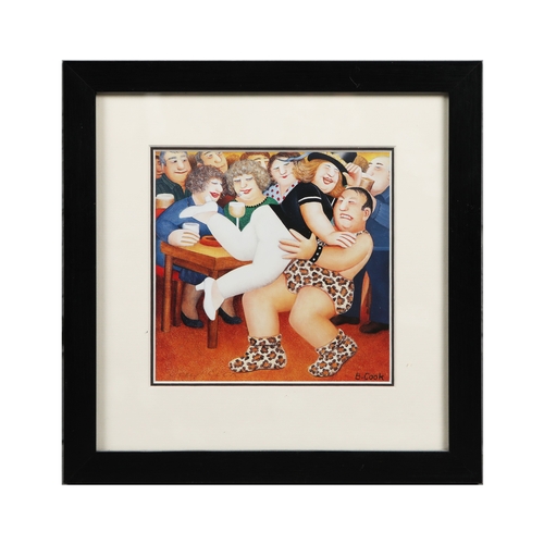 94 - BERYL COOK (1926-2008). A COLLECTION OF PRINTS ON PAPER (6). all signed, mounted, glazed and framed,... 