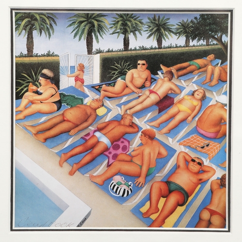 95 - BERYL COOK (1926-2008). A COLLECTION OF PRINTS ON PAPER (4). all signed, mounted, glazed and framed,... 