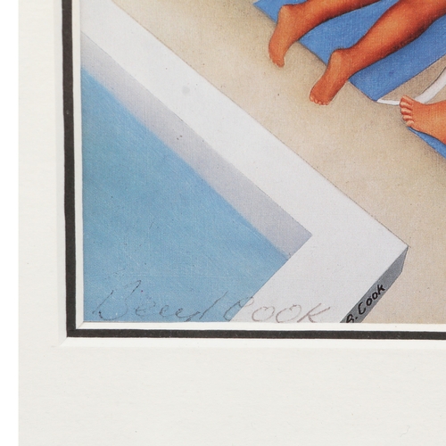 95 - BERYL COOK (1926-2008). A COLLECTION OF PRINTS ON PAPER (4). all signed, mounted, glazed and framed,... 