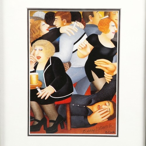 96 - BERYL COOK (1926-2008). A COLLECTION OF PRINTS ON PAPER (4). all signed, mounted, glazed and framed,... 