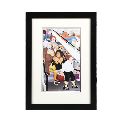 96 - BERYL COOK (1926-2008). A COLLECTION OF PRINTS ON PAPER (4). all signed, mounted, glazed and framed,... 