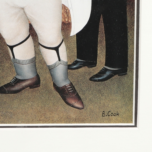 96 - BERYL COOK (1926-2008). A COLLECTION OF PRINTS ON PAPER (4). all signed, mounted, glazed and framed,... 