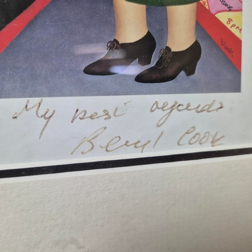 97 - BERYL COOK (1926-2008). NUDE ON LEOPARDSKIN AND THREE OTHER PRINTS (4). two inscribed and signed, tw... 