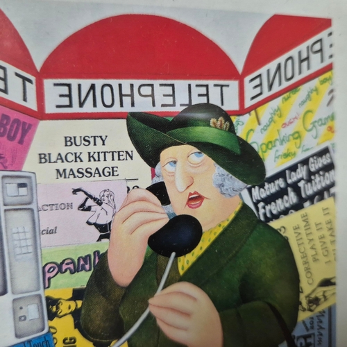 97 - BERYL COOK (1926-2008). NUDE ON LEOPARDSKIN AND THREE OTHER PRINTS (4). two inscribed and signed, tw... 