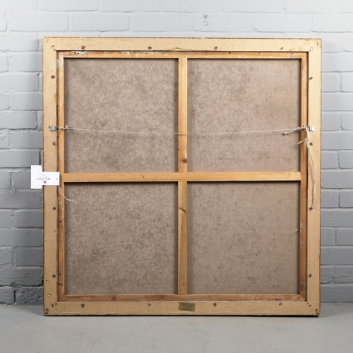 98 - 20TH CENTURY SCHOOL. UNION JACK. oil on canvas, 106cm x 106cm, framed.