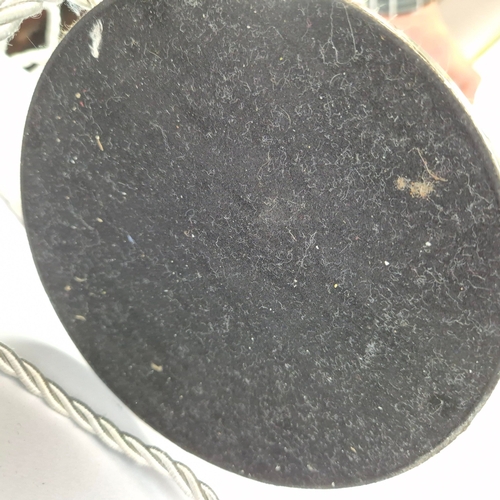 10 - PORTA ROMANA TABLE LAMPS, A PAIR. with Porta Romana Shades, 82cm H approx. (2).