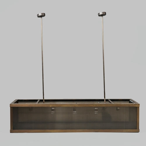 122 - CTO LIGHTING CEILING LIGHT. 140cm L x 130cm drop approx.