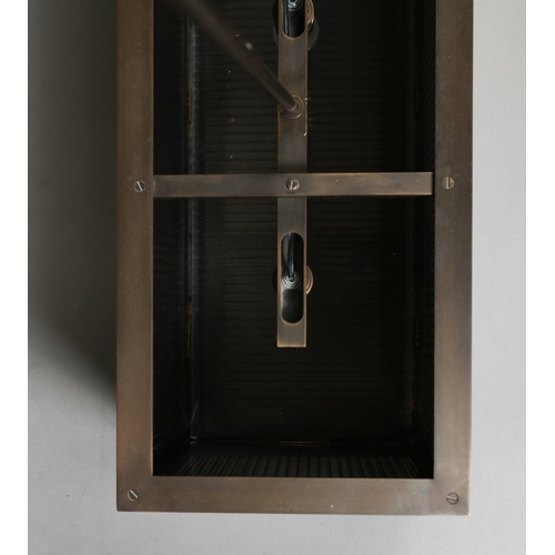 122 - CTO LIGHTING CEILING LIGHT. 140cm L x 130cm drop approx.