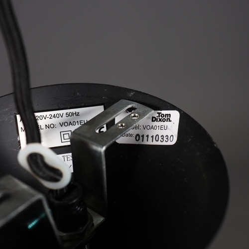 124 - TOM DIXON VOID PENDANT LIGHTS, A SET OF 3. 30cm W. (3).