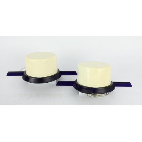 126 - ARTELUCE A660 CRISOL LIGHTS, A PAIR. by King, Arnaldi, and Miranda. (2).