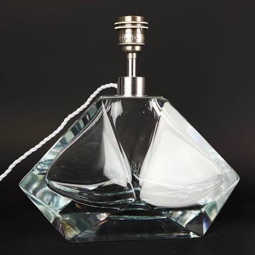 13 - BELLA FIGURA DIAMOND SMALL TABLE LAMPS, A PAIR. Murano glass, 31cm H each approx.