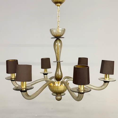 14 - BELLA FIGURA DISC CHANDELIER. 61cm t x 90cm w.