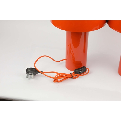 148 - 1970S ITALIAN STYLE TABLE LAMPS, A PAIR. 38cm H each approx. (2).