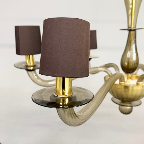 15 - BELLA FIGURA DISC CHANDELIER. 61cm t x 90cm w.