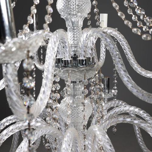 151 - GEORGIAN STYLE CHANDELIER. 18 branch, 92cm drop approx.