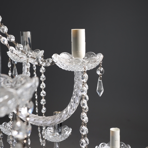 151 - GEORGIAN STYLE CHANDELIER. 18 branch, 92cm drop approx.