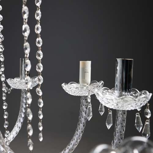 151 - GEORGIAN STYLE CHANDELIER. 18 branch, 92cm drop approx.