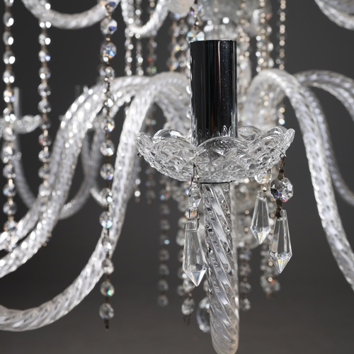 151 - GEORGIAN STYLE CHANDELIER. 18 branch, 92cm drop approx.