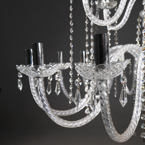 151 - GEORGIAN STYLE CHANDELIER. 18 branch, 92cm drop approx.