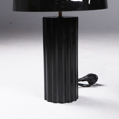 166 - 1970S ITALIAN STYLE TABLE LAMPS, A PAIR. with shades, 52cm H each approx. (2).