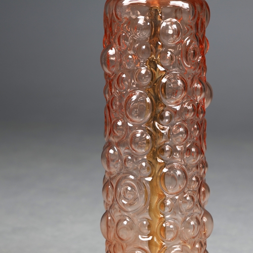 178 - 1960S STYLE BUBBLE GLASS TABLE LAMPS, A PAIR. 60cm H approx. (2).