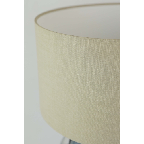 20 - TABLE LAMPS, A PAIR, WITH HEATHFEILD & CO LAMP SHADES. (2). 57cm H approx. (2).