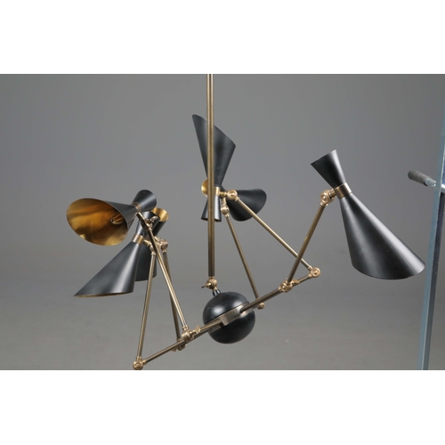 33 - JULIAN CHICHESTER BACCO CHANDELIER. 100cm t.