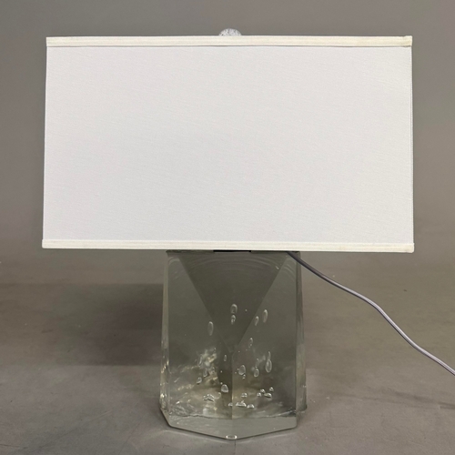 34 - DONGHIA NYMPH TABLE LAMPS, A PAIR. with shades, 61cm H approx. (2).