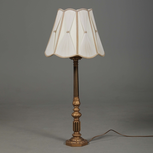 39 - DAVID HUNT LIGHTING COLUMN LAMP. with shade, 106cm H.