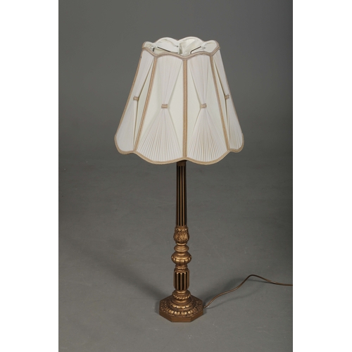 39 - DAVID HUNT LIGHTING COLUMN LAMP. with shade, 106cm H.