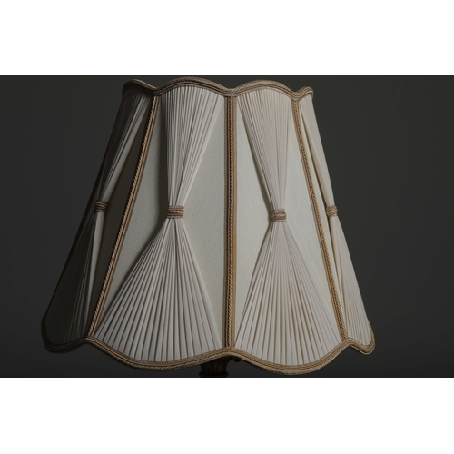 39 - DAVID HUNT LIGHTING COLUMN LAMP. with shade, 106cm H.