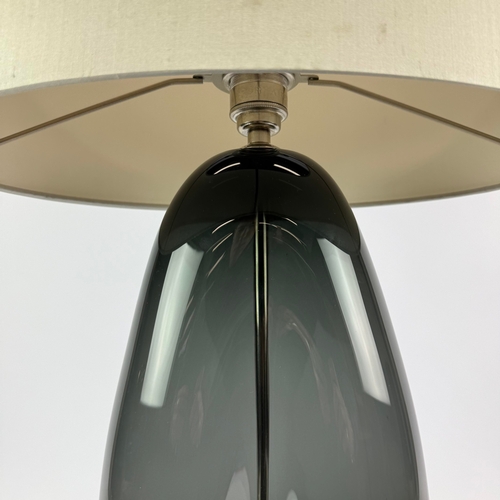 4 - PORTA ROMANA COFFEE BEAN TABLE LAMP. with Porta Romana shade, 66cm H approx.