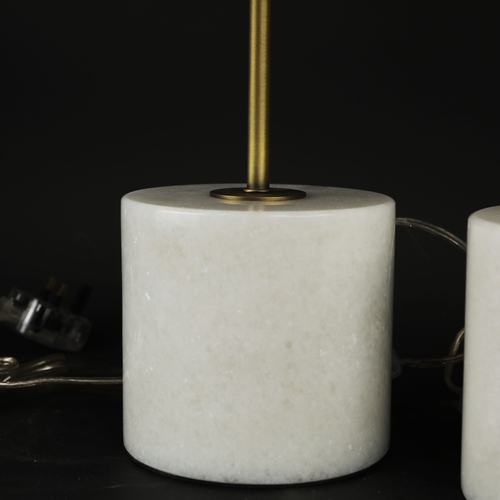 41 - R V ASTLEY KENNA TABLE LAMPS, A PAIR. with shades, each 66 cm H approx. (2).